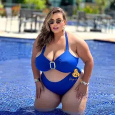 Biquini Plus Size Liso Cintura Alta Com Bojo Conjunto feminino Moda Praia