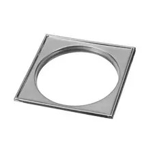 Porta Grelha Ralo Caixilho 10x10cm QUADRADA Inox P/ Banheiro