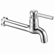 Torneira Tanque Jardim Cozinha Garagem Parede Abs 17cm 1/4v Cromada