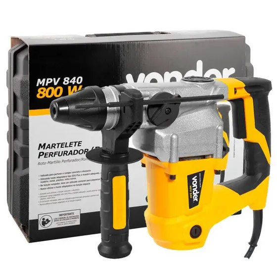 Martelete Perfurador Rompedor Tipo SDS PLUS 800W 4,0J 110V VONDER