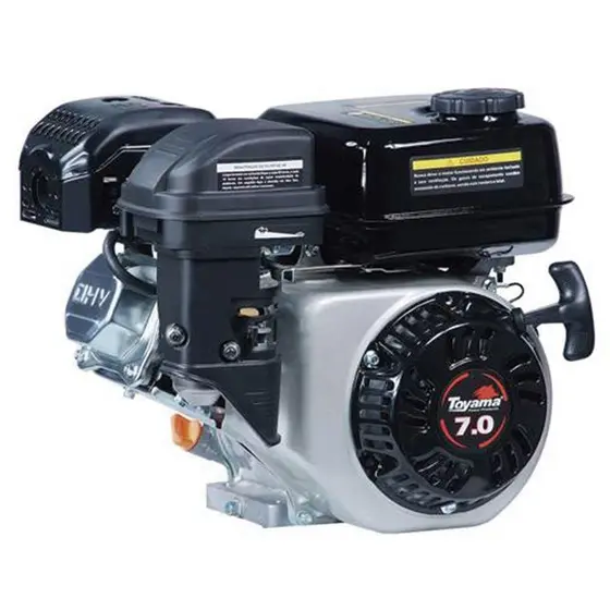 Motor Estacionário à Gasolina 7HP 210CC Partida Manual Toyama