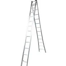 Escada Extensiva 4x1 2x12 Degraus em Alumínio Suporta 120kg 4 Formas de Uso - Real Escadas