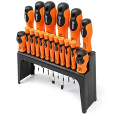 Jogo 18 peças de Chave de Fenda Phillips Torx Pontas Magnetizadas FortG