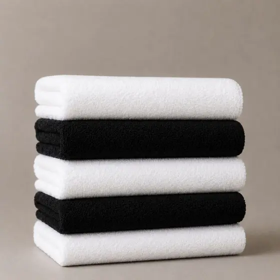 Kit 3 Toalhas de Rosto Salão Premium Toque Aveludado e Alta Durabilidade 48x70cm