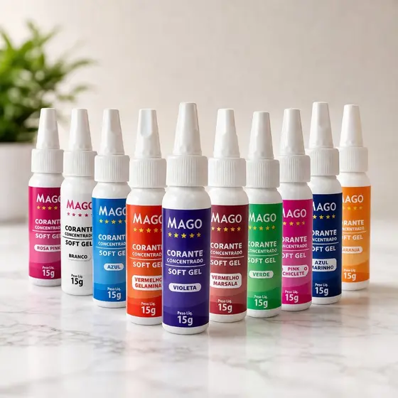 Corante Alimentício Soft Gel 15g Mago