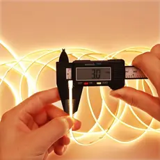 Fita LED Flexível COB 12V 5M  320Led/M De Alta Densidade 3000K 4000K 6000K Decoração De Cozinha 3mm