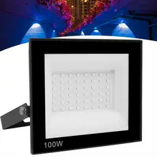 Refletor LED Luz Negra UV IP66 Bivolt 10W 30W 50W 100W 200W Festa Balada Neon DJ