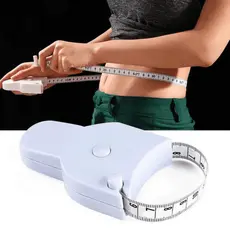 Fita Métrica De Medição Corporal 150cm Retrátil E Portátil Circulo Cálculo de IMC