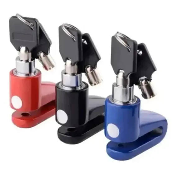 Cadeado antifurto para disco de freio, universal, para motocicletas, bicicletas e motocicletas elétricas.