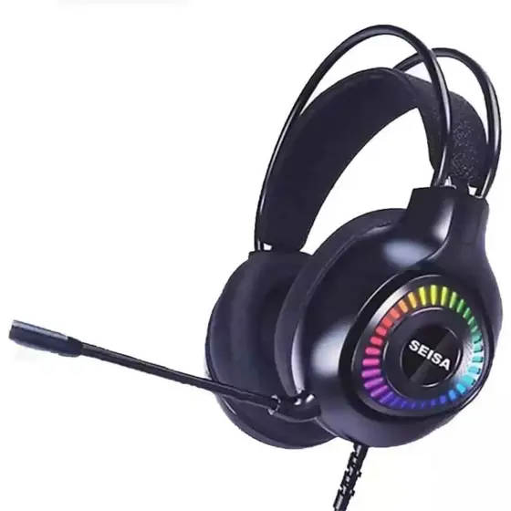 Fones de ouvido Headset Gamer com fio com microfone USB e P2 para PC computador headset videogames