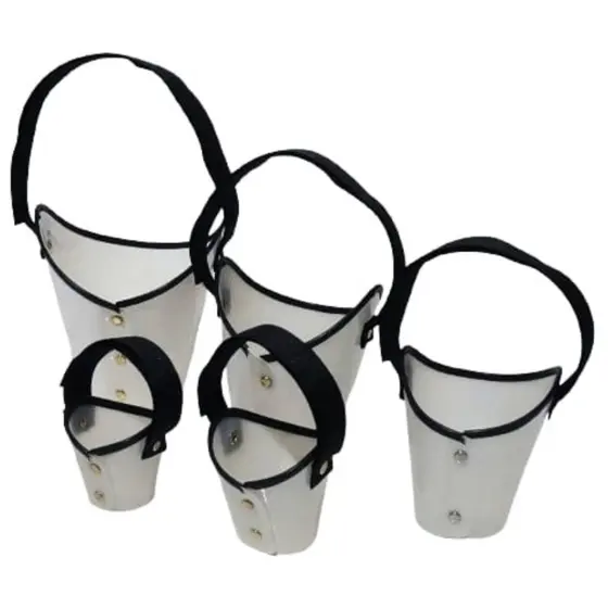 Focinheira Cirúrgica Passeios Polipropileno Para Cães Pequeno Médio Grande Porte Kit 1 ao 5