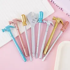 Chave De Fenda Martelo Design Caneta Estudante Papelaria