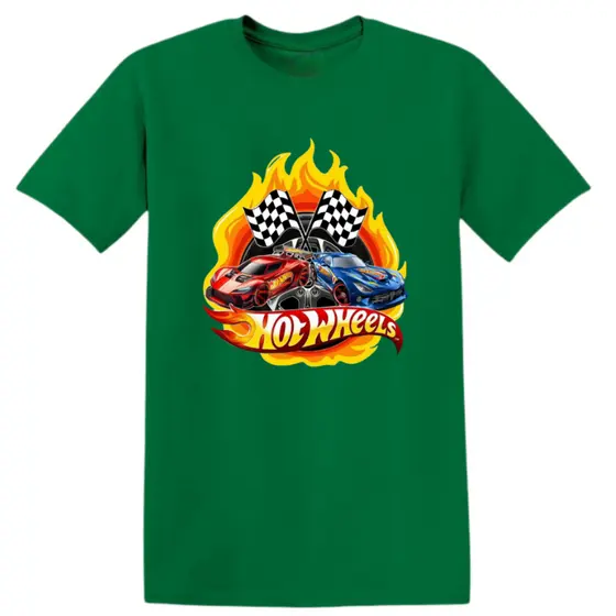Camiseta infantil Hotwheels Algodão Envio imediato Várias cores  2 ao 14