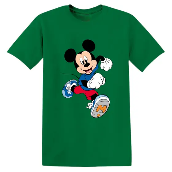 Camiseta infantil  Algodão Mickey desenho crianças Tecido Premium  Várias cores  2 ao 14