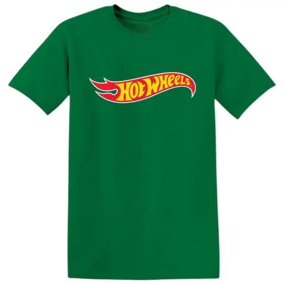Camiseta infantil 2 ao 14 Camisa em Algodão Tecido Premium Logo Hotwheels