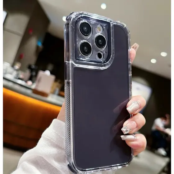 Capa Capinha Case Space 3 Premium + Película Para Iphone XR 11 12 13 14 15 PRO PRO MAX