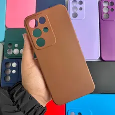 Capinha Colorida Para Realme C85  / Capa Case Silicone Aveludada Colorida Forrada (CF26)