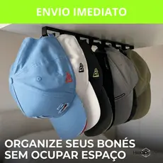 Suporte Organizador Para Bonés Suporte Pendurar Bonés Organizador para Boné