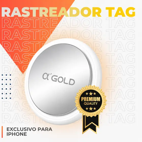 Kit 2 Smart Air Tag Rastreador Bluetooth para iPhone Localizador App iOS Objetos Perdidos/Pet A'GOLD