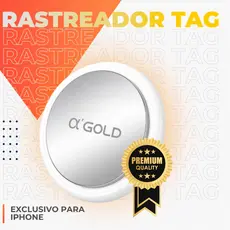 Kit 2 Smart Air Tag Rastreador Bluetooth para iPhone Localizador App iOS Objetos Perdidos/Pet A'GOLD