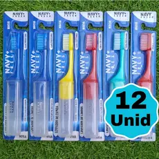 Kit 12 Escovas De Dente Para Viagem Portátil Escova Dental MACIA