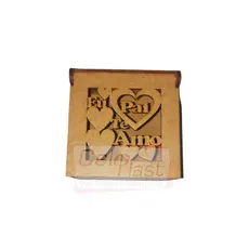 Kit com 12 Caixinhas Decorativas Dia dos Pais Abre e Fecha UD 8x8x5