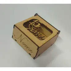 Kit com 50 Caixinhas 15 anos e iniciais/ Abre e Fecha / feito em MDF corte a laser 8 x 8 x 5