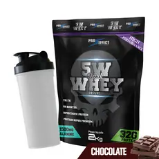 Kit Whey Protein Dark Insane 2Kg + Coqueteleira 600ml - Pro Effect