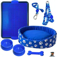 Kit Pet Guia Peitoral Caminha Para Cachorro Sanitário Higiênico Pequeno