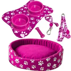 Kit Para Cachorro Super Luxuoso Peitoral Guia Caminha Pet Pequeno