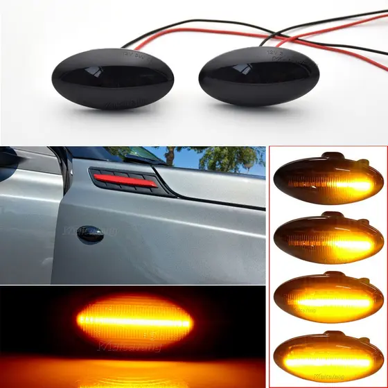 Luz De Marcação Dinâmica De LED Para Suzuki Grand Vitara Vtarai Jimny Swift SX4 S-Cross APV Arena XL7 Alto Fiat Sedici
