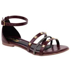 Rasteira Feminina Sandalia Rasteirinha 3 Tiras Moda Conforto