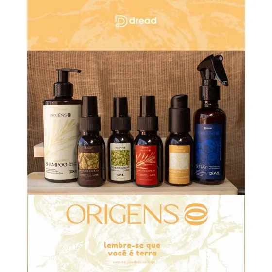 Cosméticos Cuidados Para Dreads Limpeza Profunda - Linha Origens