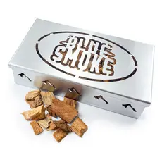 Defumador Churrasqueira Smoke Box Aço Inox Churrasco BBQ