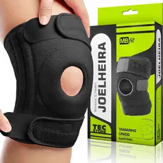 2 Joelheira Articulada Compressão Ortopedica Tendinite Ajustavel Reforçada Termica Fit Fisioterapia