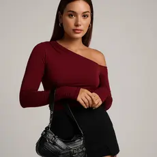 Bolsa feminina retro baguete de ombro e alça transversal elegante meia lua lançamento