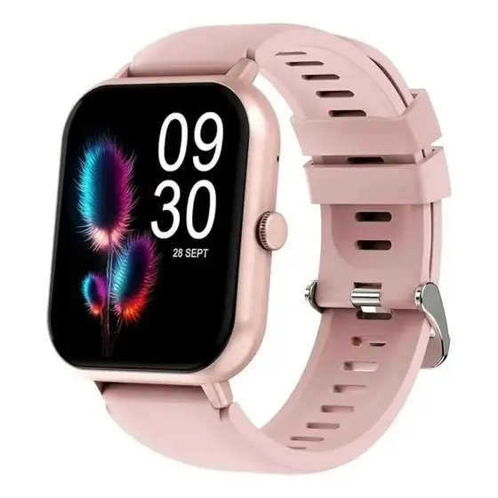 Smartwatch PEJE ZW01 para Android e iOS Rosa