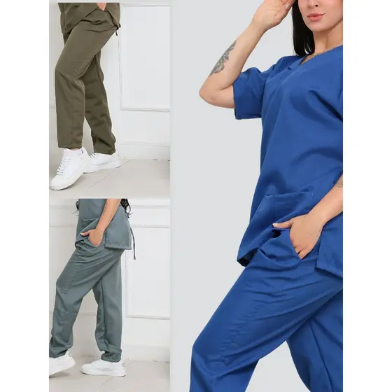 Calça de Pijama Cirurgico Hospitalar Scrub  UNISSEX OXFORD