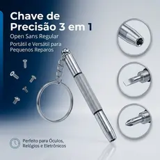 Mini Chave Fenda Apertar Parafuso Oculos  Brinquedo Relogio