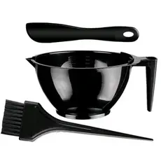 Kit Tintura Pote Cumbuca Pincel Espátula Cabeleireiro e salão beleza unisex tintura cabelo quimica