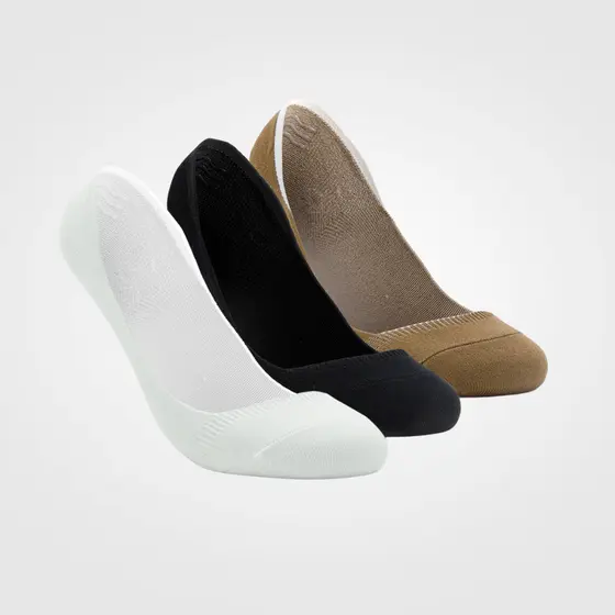 Kit 3 Pares Meia Sapatilha Super Invisivel Feminina Hoahi