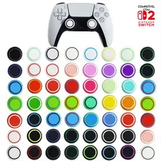 Par de Grip de controles lindas cores solidas com bordinhas de XBOX One, 360, PS3, PS4, Switch 2