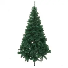Arvore de Natal Pinheiro Grande Verde 2,40m Com 1350 Galhos Apoio Nos Pés