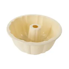 Forma de silicone redonda com furo no meio 22cm para bolos allonsy 1 un