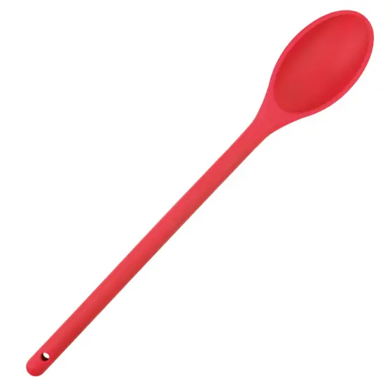 Colher de silicone funda allonsy profissional 38cm vermelha 1 unidade
