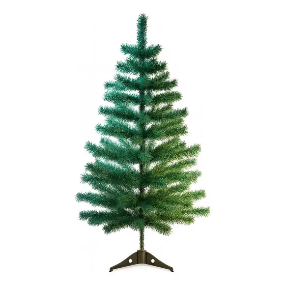 Arvore de Natal Ipanema Pequena Verde 90cm Com 85 Galhos Apoio Nos Pés Cromus