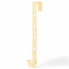 Gancho Suporte Para Guirlanda Dourado 30,5cm De Porta Natal Enfeite Natalino De Metal