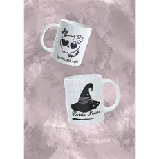 🧡 Caneca Halloween Personalizada - Caneca Personalizada - Dia das Bruxas - Caneca Branca - Cafe