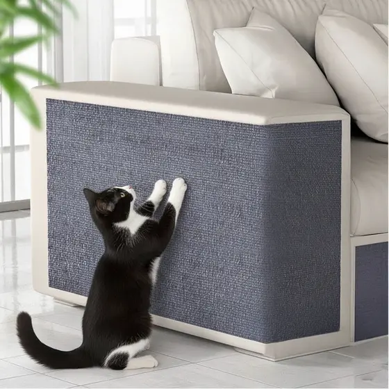Arranhador Adesivo Premium para Gatos Protetor de Sofá e Cama Box - Carpete de Alta Qualidade