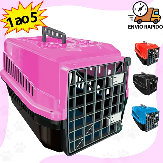 Caixa de transporte Transportadora Pet do 1 ao 5 Cachorro e Gato